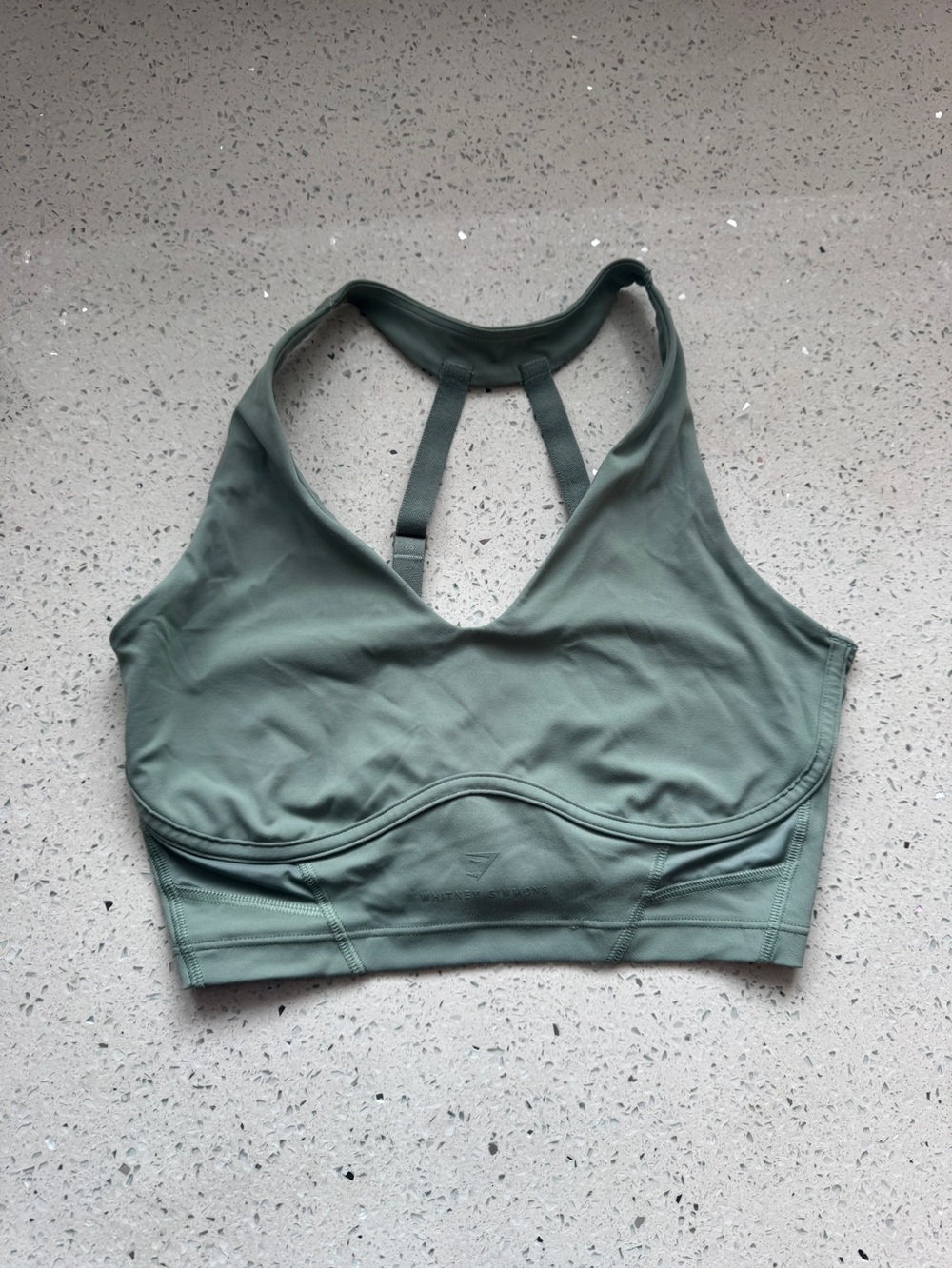 Gymshark x Whitney Simmons Sports Bra Sage Green